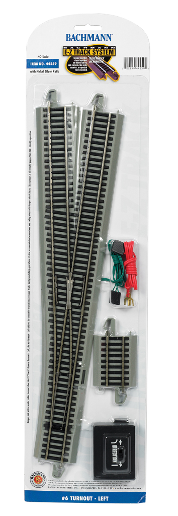 #6 Turnout - Left (HO Scale)