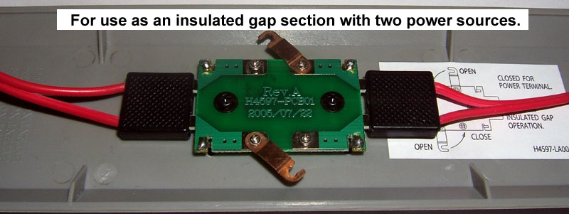 9" Power Terminal with Insulated Gap (HO Scale) - Click Image to Close