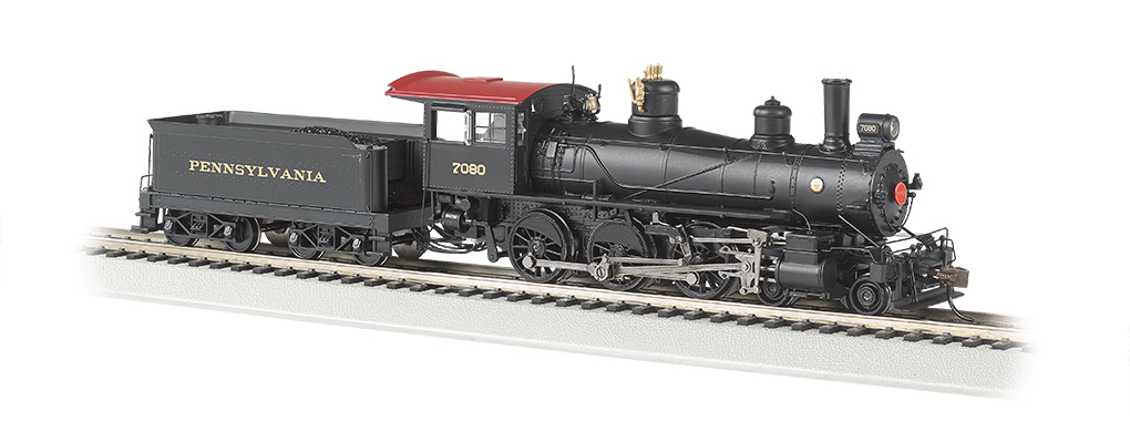 Pennsylvania #7080 - Baldwin 4-6-0 - DCC Sound Value (HO Scale)