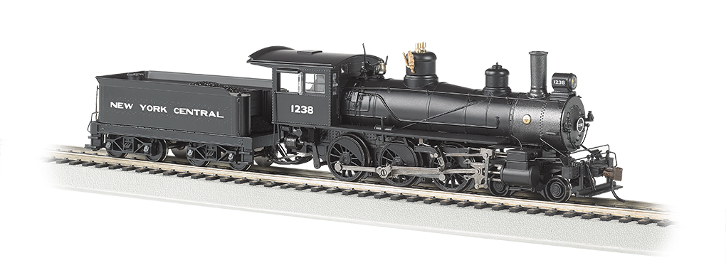 New York Central® #1238 - Baldwin 4-6-0 (HO Scale)