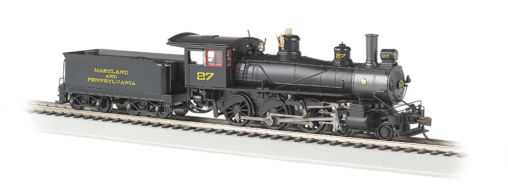 Maryland and Pennsylvania #27 - Baldwin 4-6-0 (HO Scale) - Click Image to Close