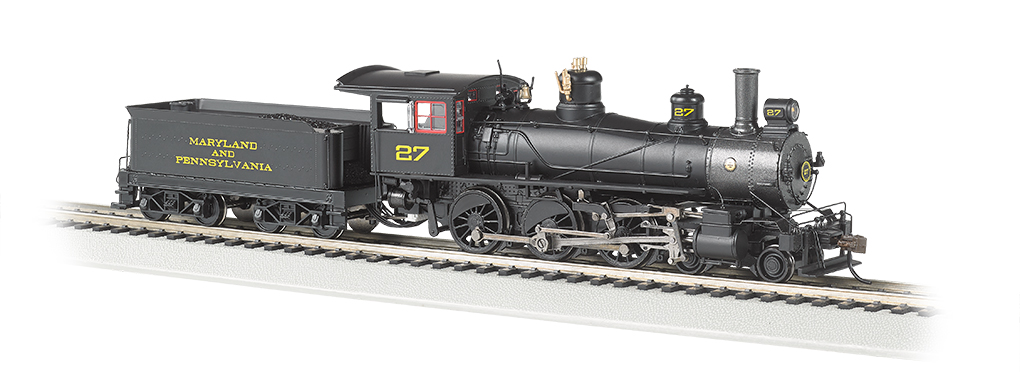 Maryland and Pennsylvania #27 - Baldwin 4-6-0 (HO Scale)