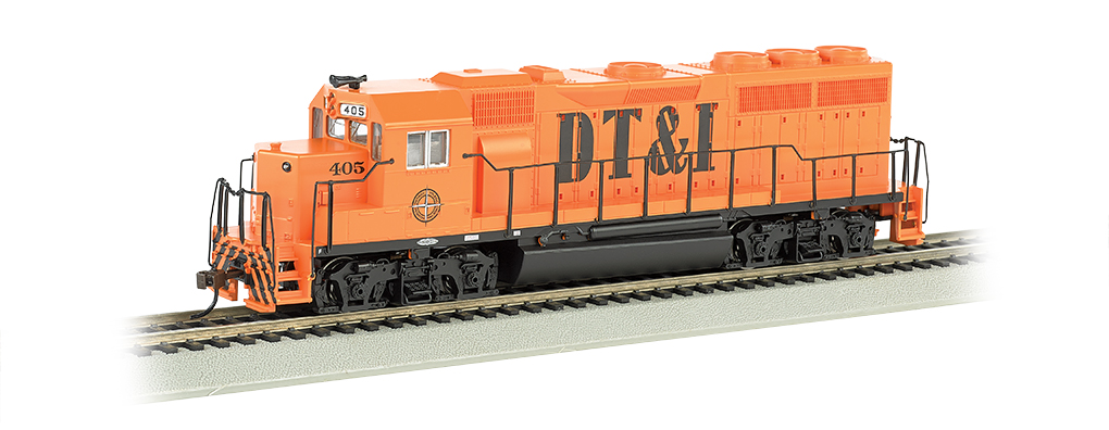 DT&I #405 - GP40 - DCC (HO Scale) - Click Image to Close