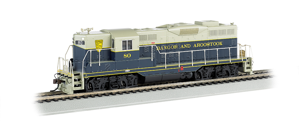 Bangor & Aroostock #80 - GP9 W/Dynamic Brakes - DCC (HO Scale)