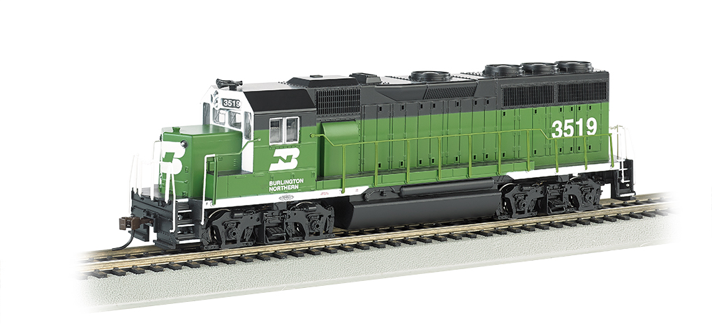 Burlington Northern #3519 - GP40 (HO Scale) - Click Image to Close