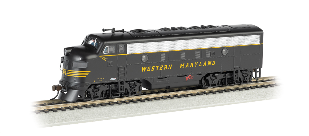 Western Maryland® (Speed Lettering) - F7A (HO Scale) - Click Image to Close