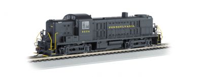 N Scale DCC on Board Bachmann Industries Alco RS-3 Locomotive PRR 5604 Black with Yellow Lettering 