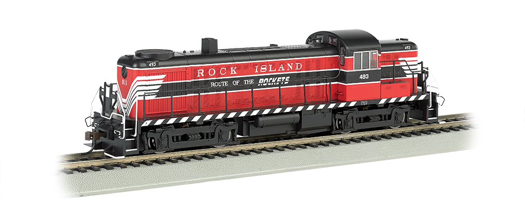 Rock Island #493 - DCC (HO ALCO RS-3) (HO Scale) - Click Image to Close