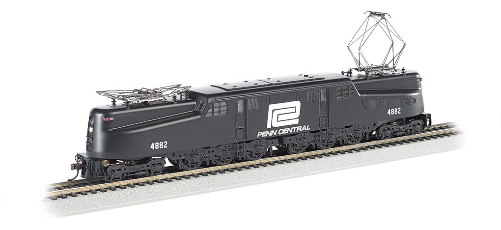 Penn Central Black w/ White Lettering #4882-DCC Ready(HO GG1) - Click Image to Close