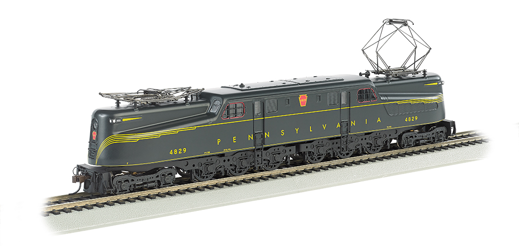 PRR #4829 Green Feathered Stripe-DCC Sound Value (HO GG1) - Click Image to Close