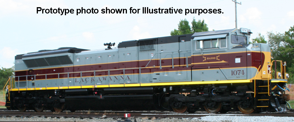 Lackawanna - NS Heritage - SD70ACe - DCC Sound Value (HO Scale)