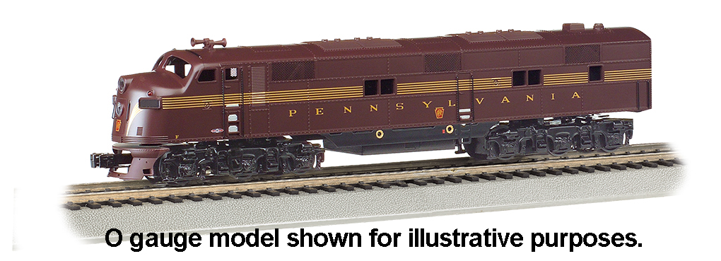 Pennsylvania - Tuscan 5 Stripe E7-A DCC Sound Value (HO Scale) - Click Image to Close