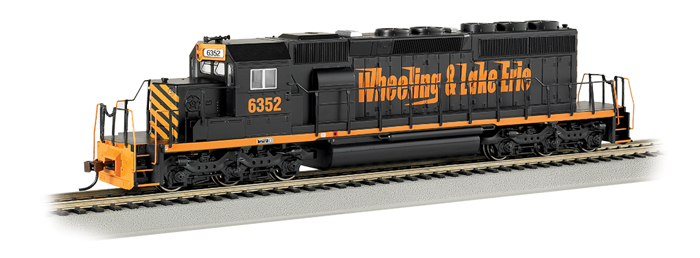 Wheeling & Lake Erie #6352 - SD40-2 (HO Scale)