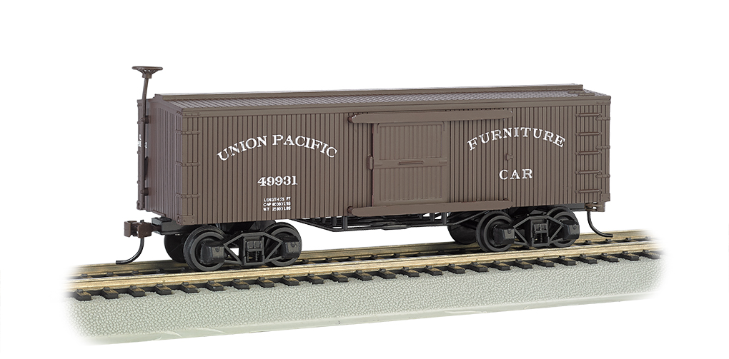 Union Pacific® Furniture Car- Old-time Box Car (HO Scale)
