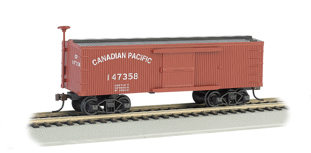 Canadian Pacific - Old-time Box Car (HO Scale)