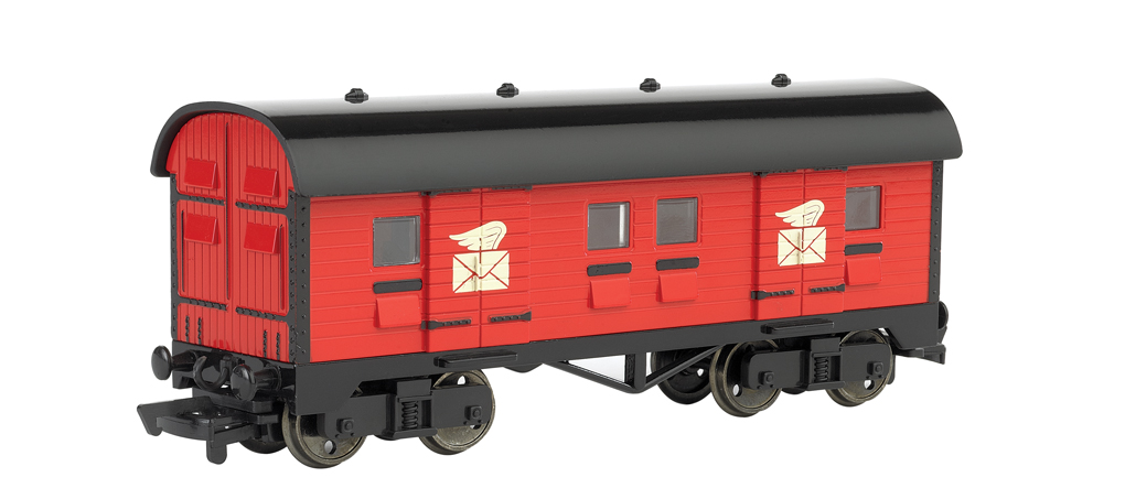 Mail Car - Red (HO Scale) - Click Image to Close