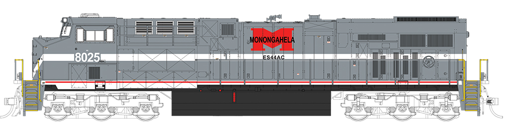 Monongahela - NS Heritage - GE ES44AC - DCC Sound Value (HO)