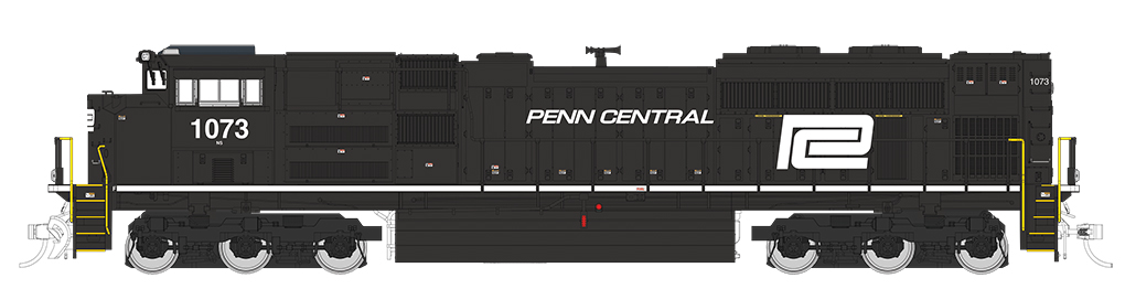 Penn Central - NS Heritage - SD70ACe-DCC Sound Value (HO Scale) - Click Image to Close