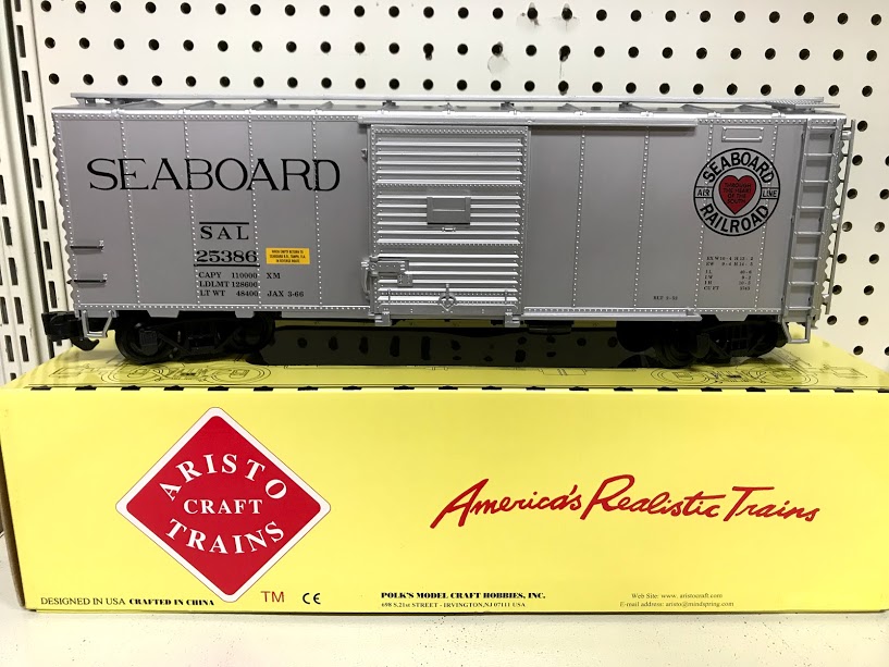 Aristocraft 460191x-2 #25386 Seaboard Boxcar - Star Hobby - Click Image to Close