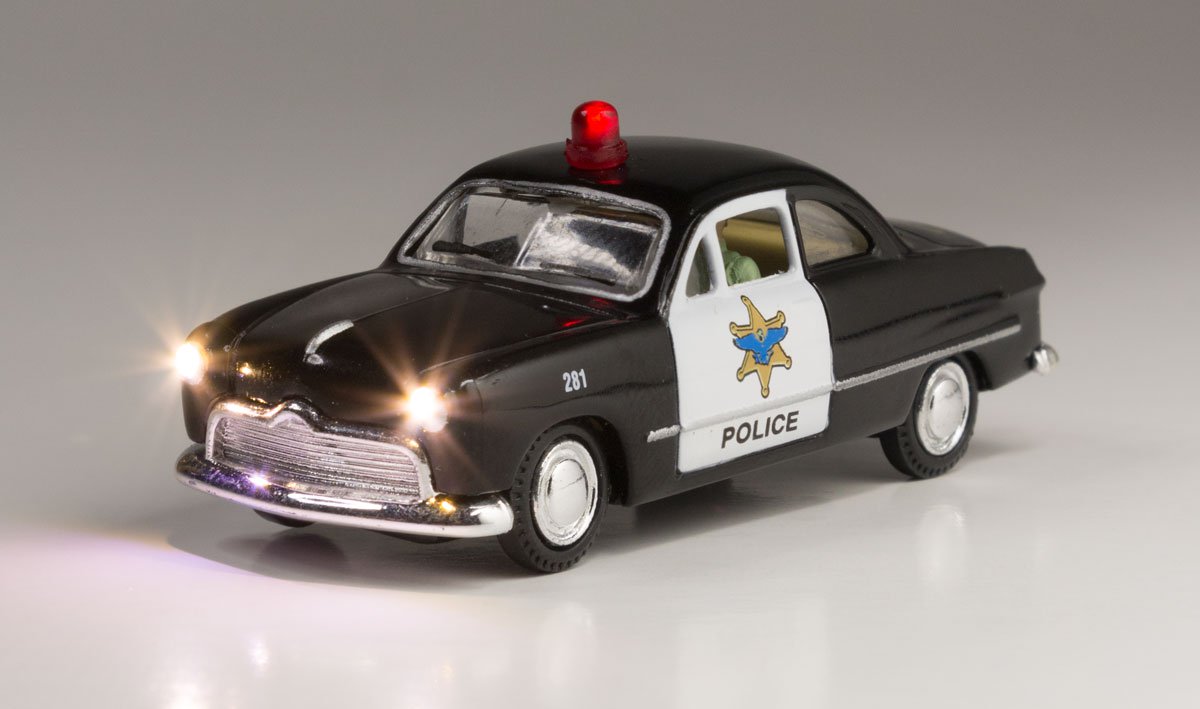 Police Car - HO Scale - Click Image to Close