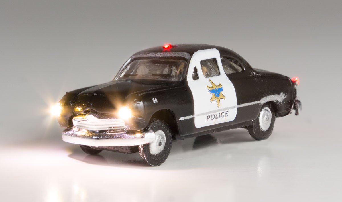 Police Car - N Scale - Click Image to Close