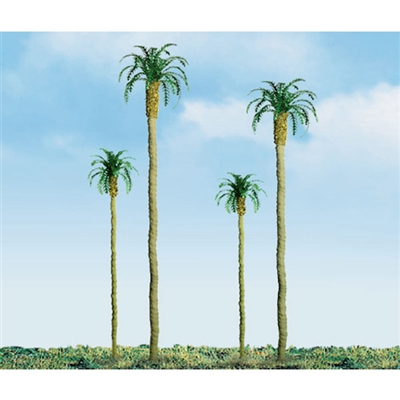 PALM TREES 4'' PRO, 3/pk HO SCALE - Click Image to Close