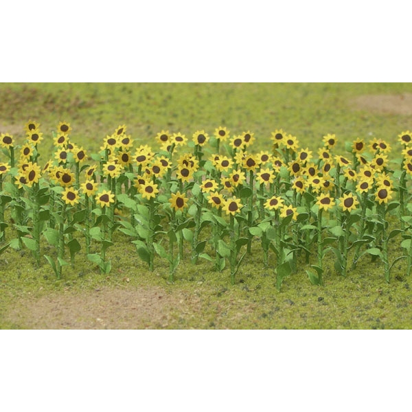 SUNFLOWERS 1" HO-SCALE, 16/PK - Click Image to Close