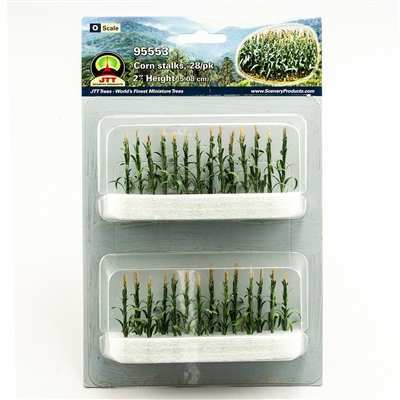 CORN STALKS 2", O-SCALE, 28/PK - Click Image to Close