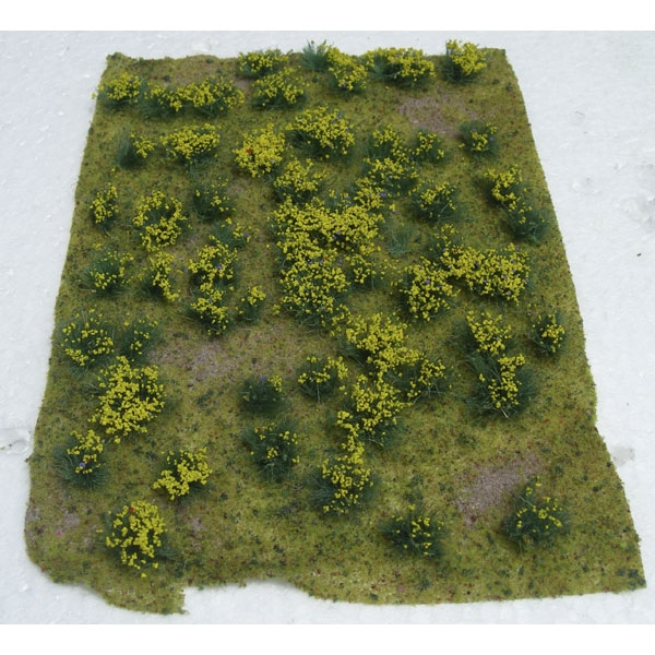 FLOWERING MEADOW, YELLOW, 5" X 7" SHEET