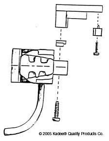 Kadee #783 G-Scale Coupler Conversion for LGB 2-6-6-2