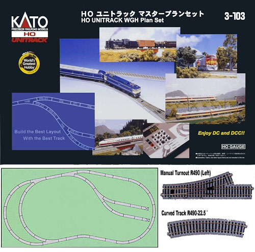 HO Unitrack WGH Plan Set KATO 3-103 - Click Image to Close