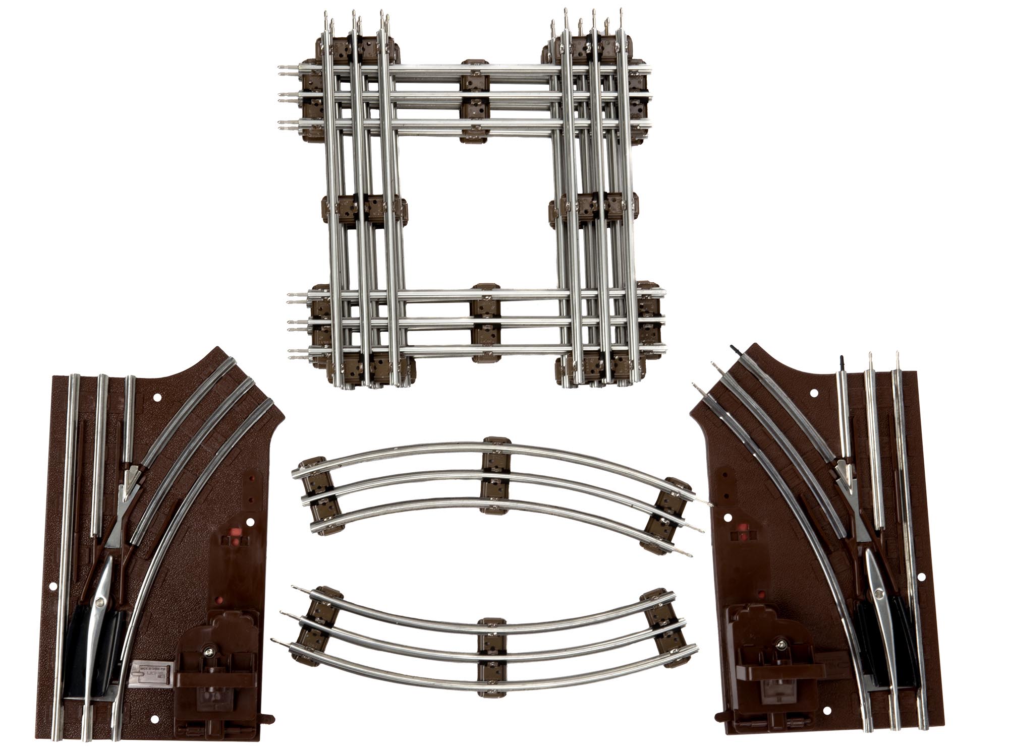 6-22967 DOUBLE-LOOP O-27 GAUGE ADD-ON TRACK PACK - Click Image to Close