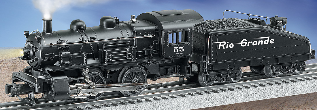 6-28678 RIO GRANDE 0-4-0 STEAM LOCOMOTIVE #55 - Click Image to Close