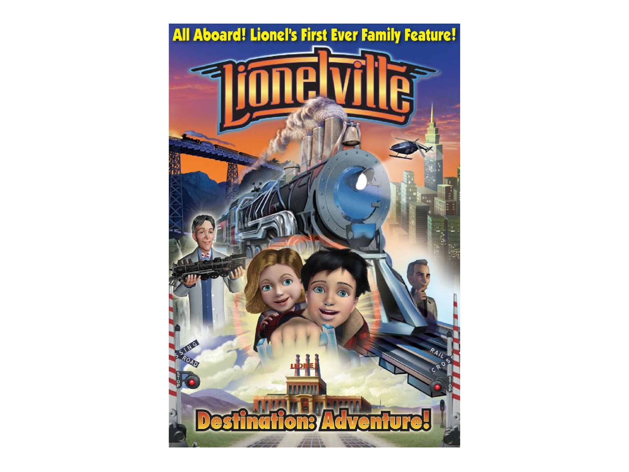 6-35526 LIONELVILLE DESTINATION: ADVENTURE! DVD 6-35526 LIONELVILLE DESTINATION: ADVENTURE! DVD