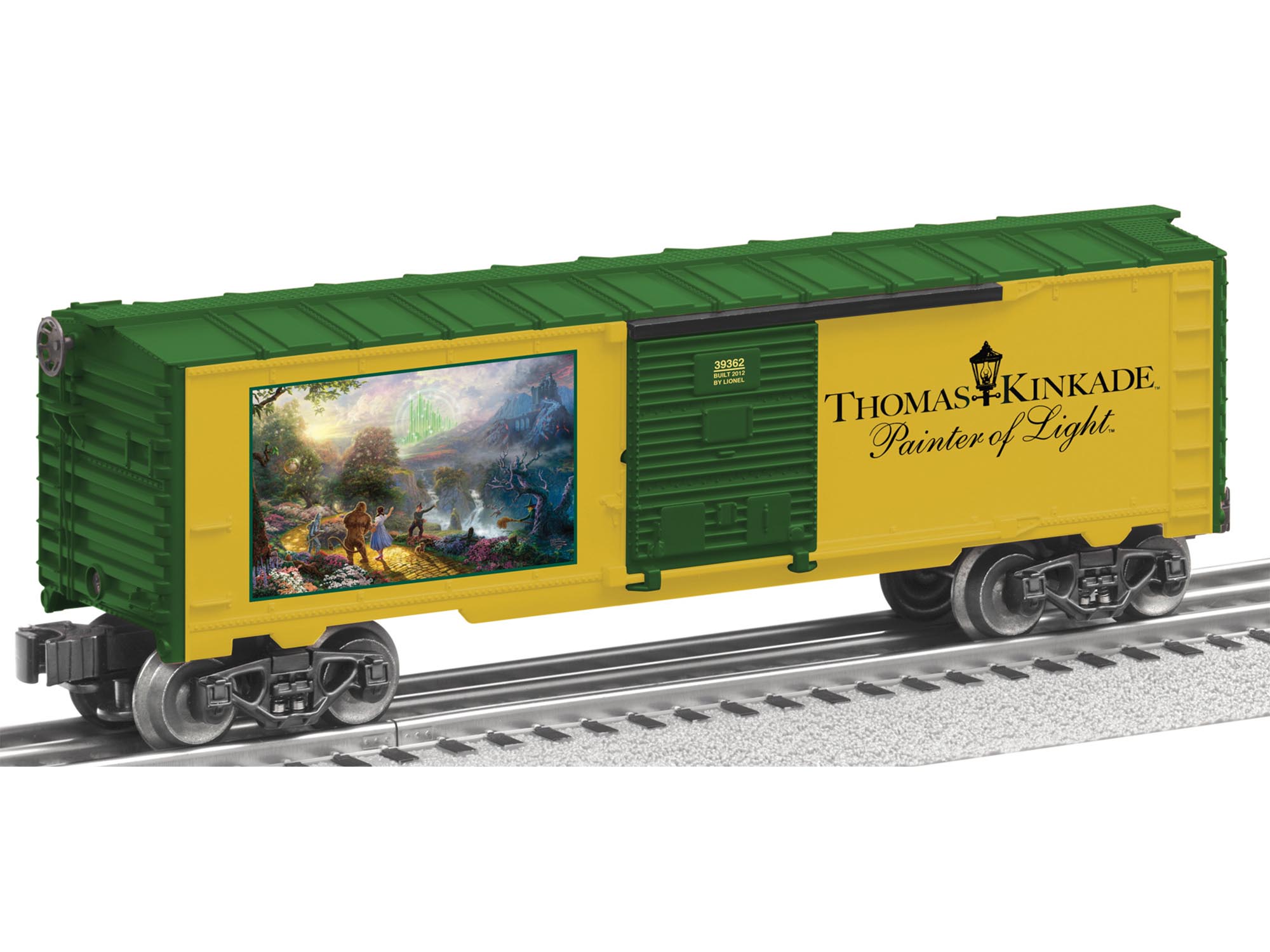 6-39362 THOMAS KINKADE EMERALD CITY BOXCAR 6-39362 THOMAS KINKADE EMERALD CITY BOXCAR