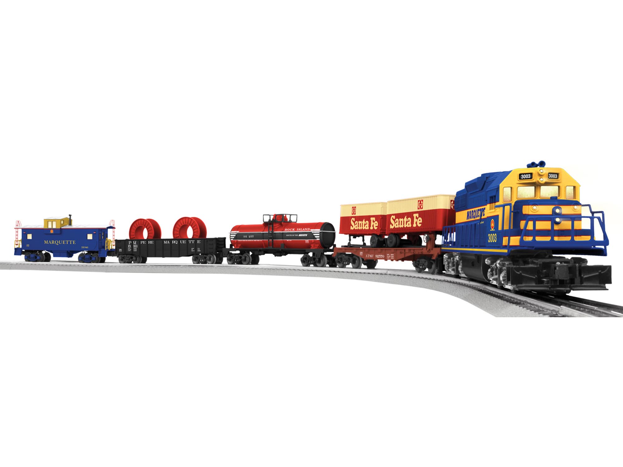 6-81028 MARQUETTE FREIGHT GP38 SET (CONV. GP38 #3003) 6-81028 MARQUETTE FREIGHT GP38 SET (CONV. GP38 #3003)