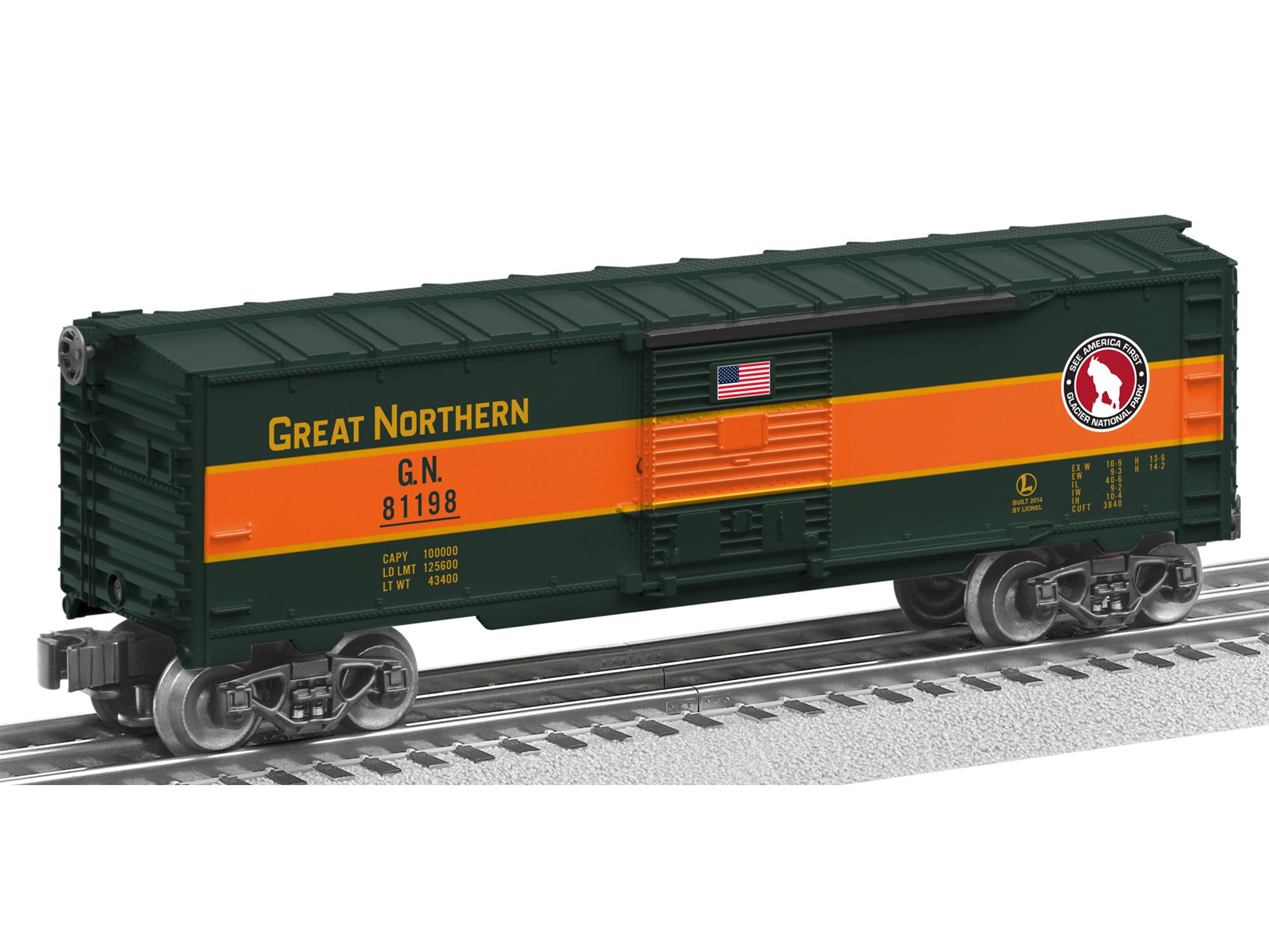 6-81198 GREAT NORTHERN BOXCAR