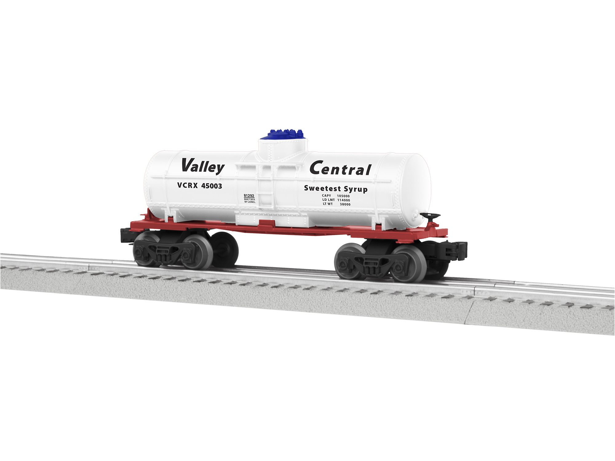 6-81292 VALLEY CENTRAL SINGLE-DOME TANK CAR 6-81292 VALLEY CENTRAL SINGLE-DOME TANK CAR