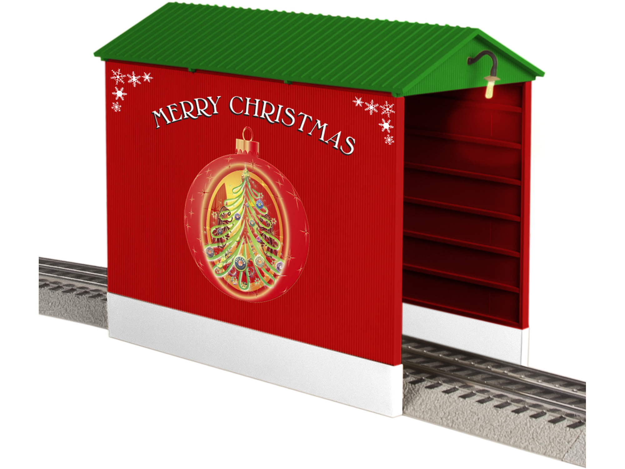 6-81627 CHRISTMAS HOPPER SHED - Click Image to Close