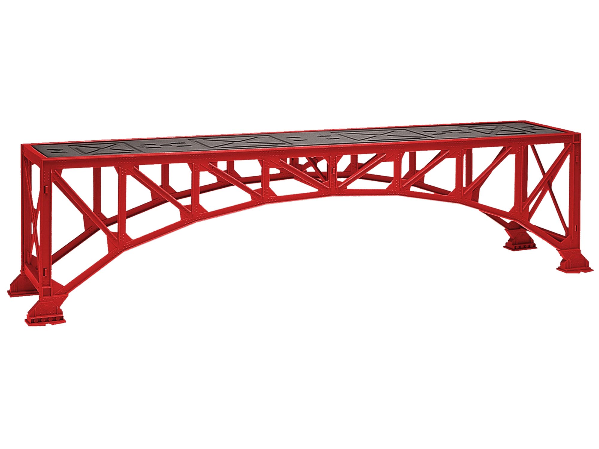 6-82747 CHRISTMAS RED ARCH UNDER BRIDGE - Click Image to Close