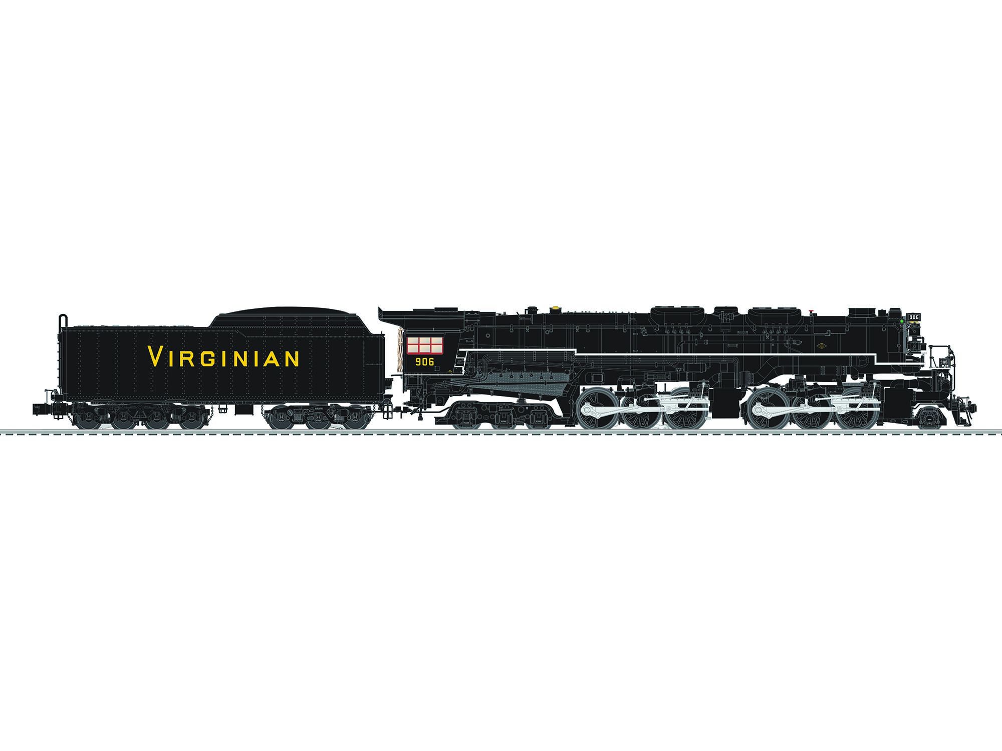 6-82770 VIRGINIAN #906 ALLEGHENY 2-6-6-6