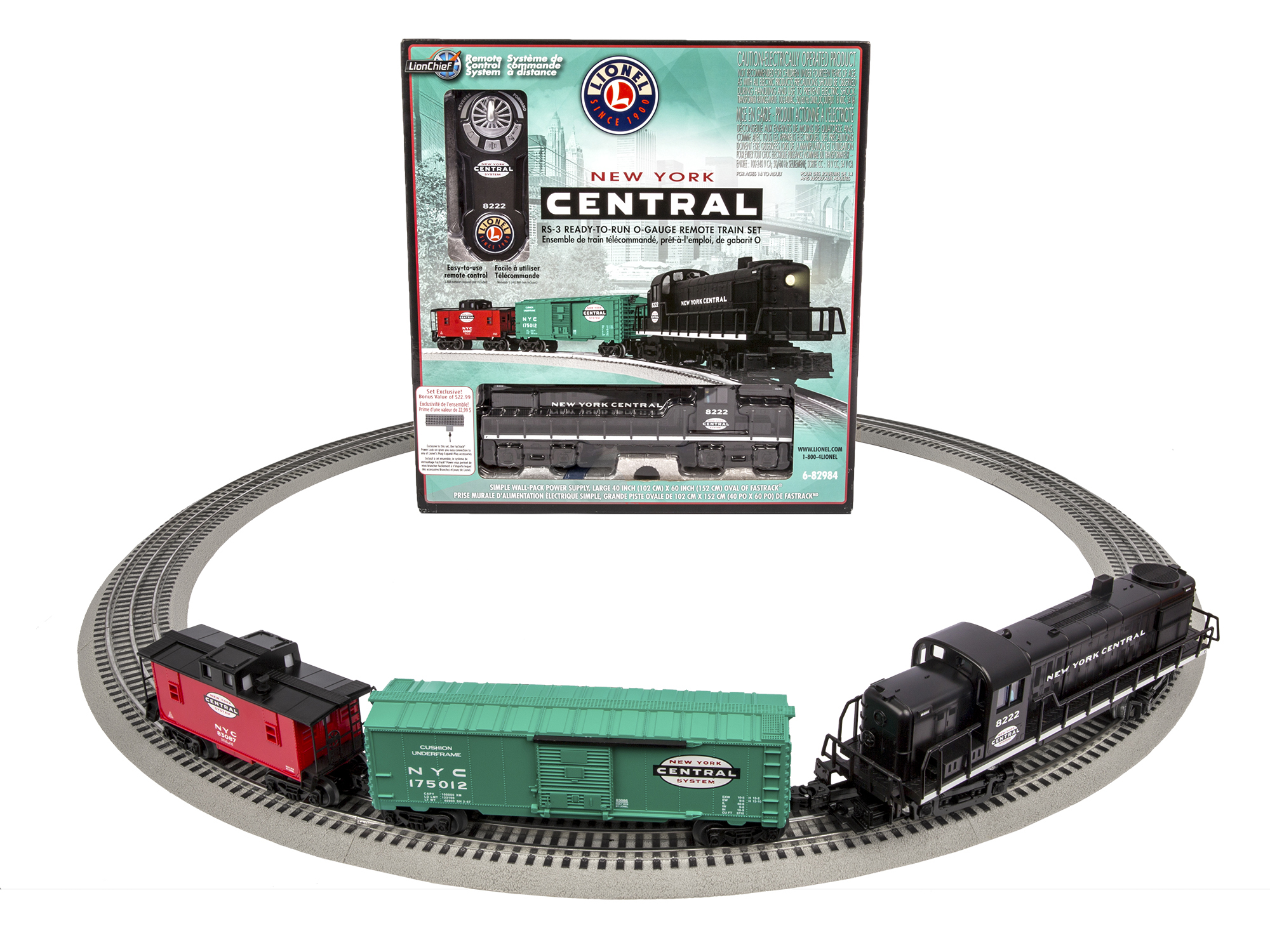 6-82984 NEW YORK CENTRAL RS-3 LIONCHIEF™ TRAIN SET 6-82984 NEW YORK CENTRAL RS-3 LIONCHIEF™ TRAIN SET