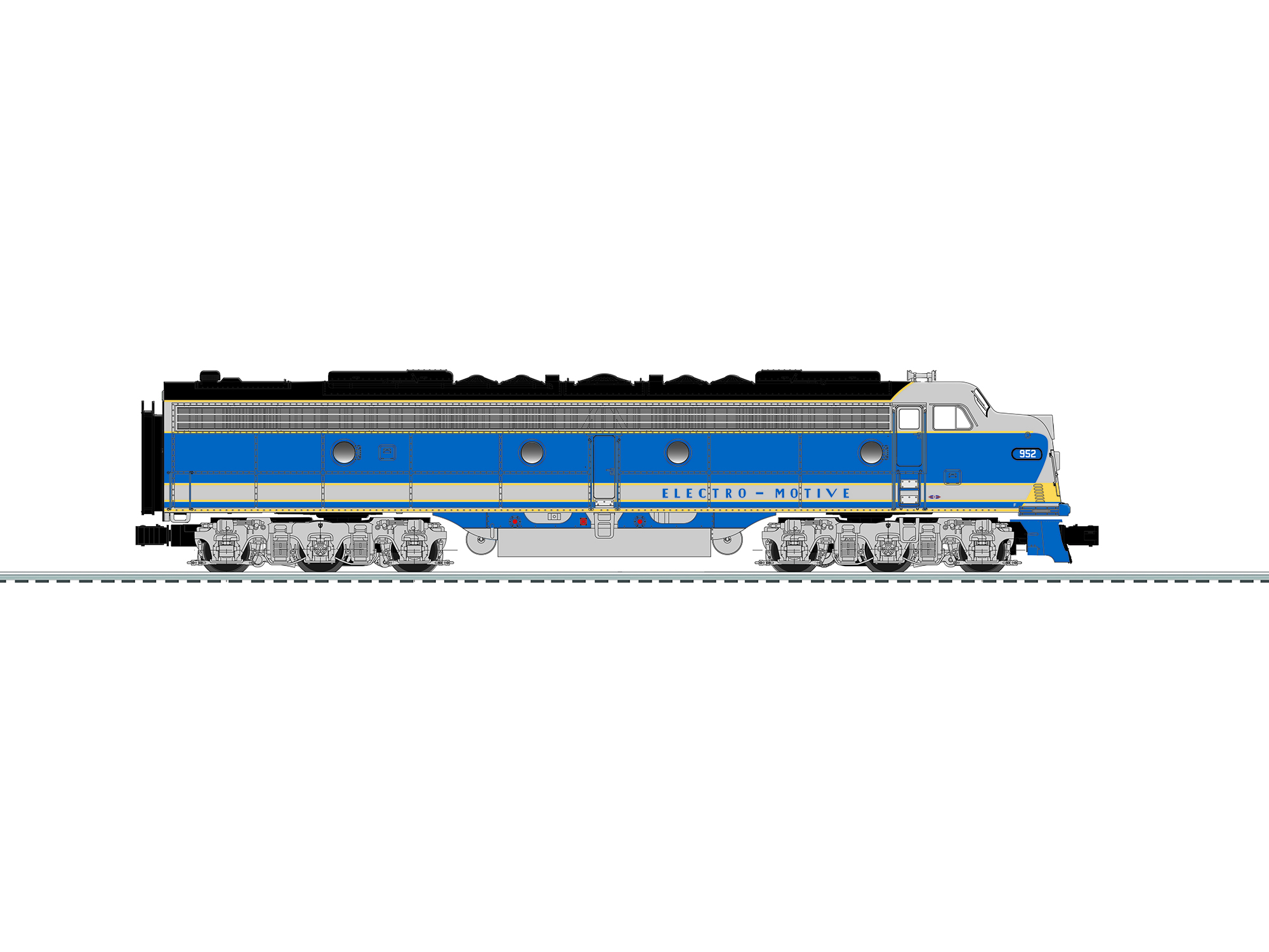 6-84084 EMD E8 950 (SINGLE A UNIT) 6-84084 EMD E8 950 (SINGLE A UNIT)