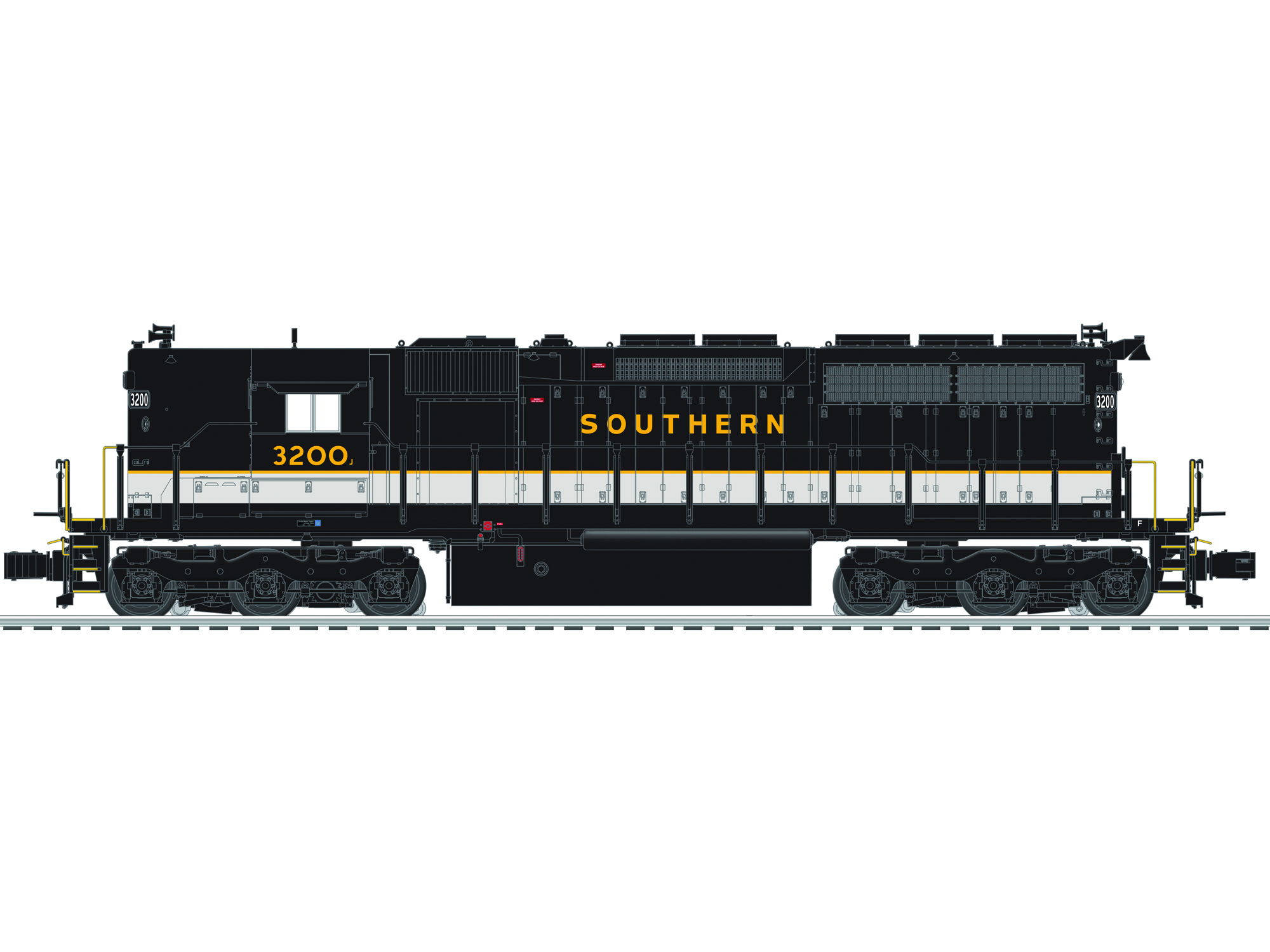 6-84265 SOUTHERN SD40 #3200 6-84265 SOUTHERN SD40 #3200
