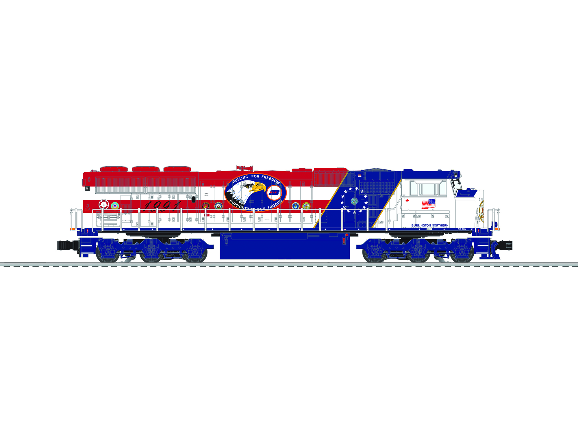 6-84400 BURLINGTON NORTHERN SD60M #1991 6-84400 BURLINGTON NORTHERN SD60M #1991