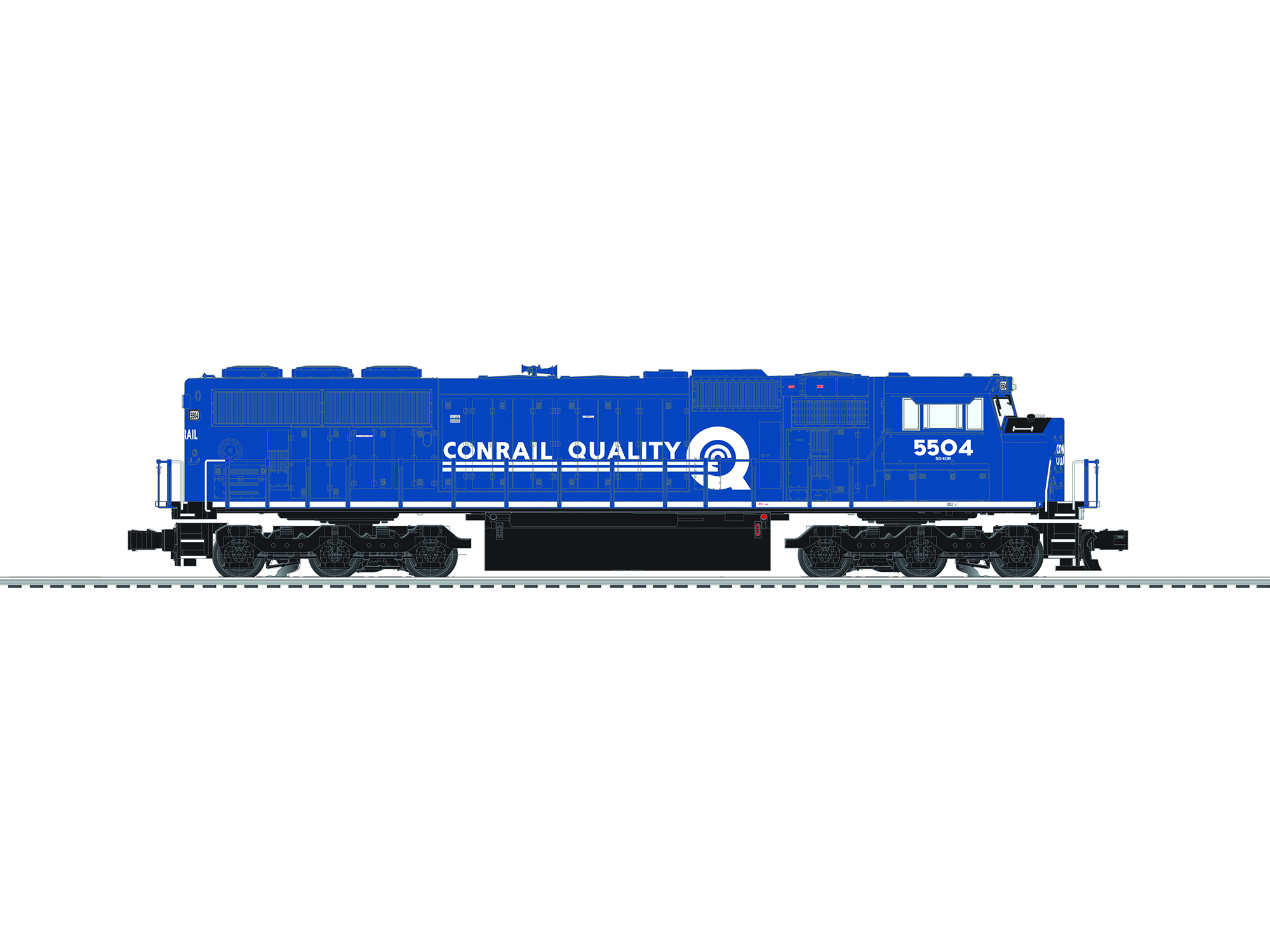 6-84405 CONRAIL SD60M #5504 6-84405 CONRAIL SD60M #5504