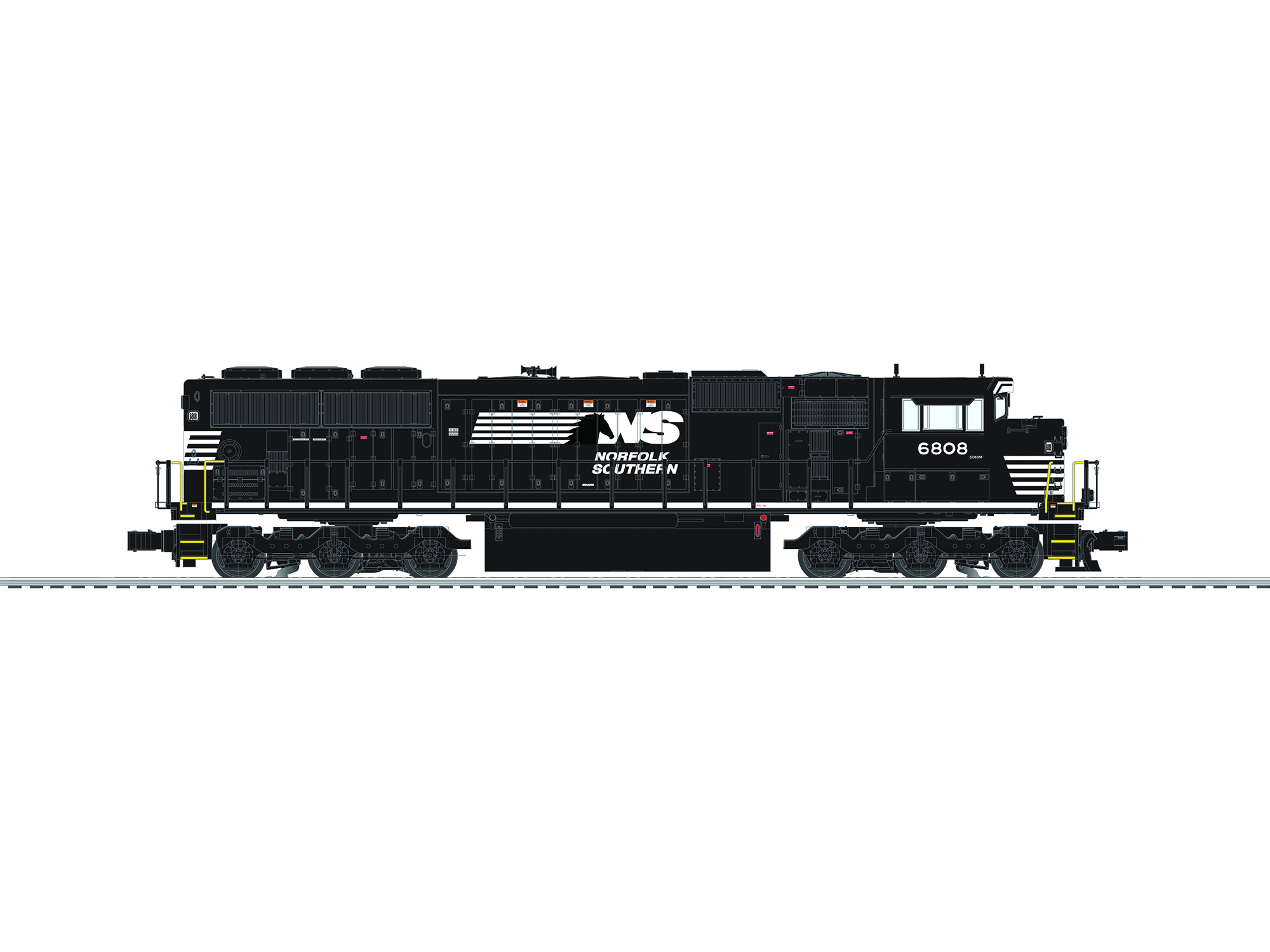 6-84409 NORFOLK SOUTHERN SD60M #6808 6-84409 NORFOLK SOUTHERN SD60M #6808