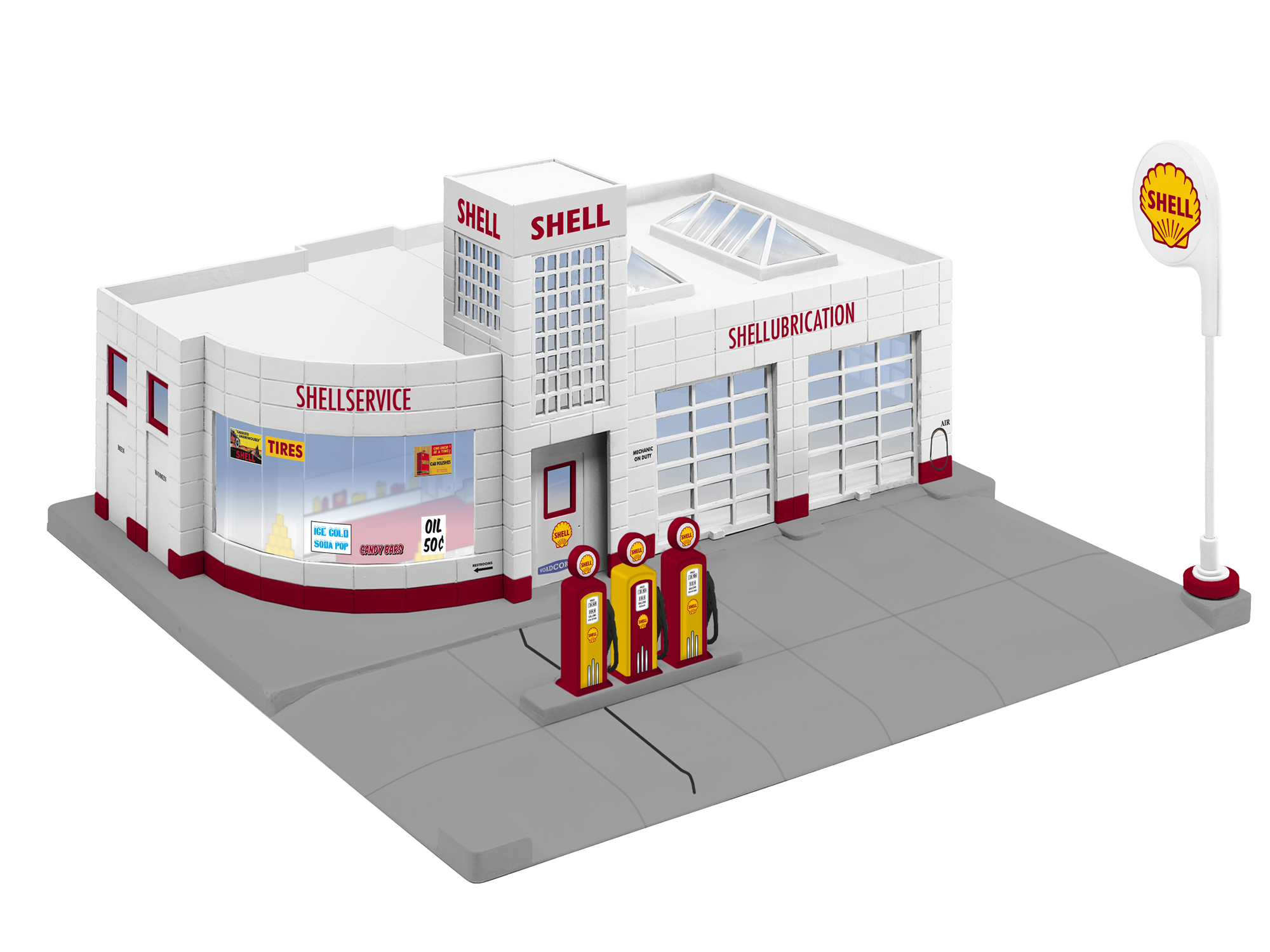 6-84496 SHELL GAS STATION (Lionel O Gauge) 6-84496 SHELL GAS STATION (Lionel O Gauge)