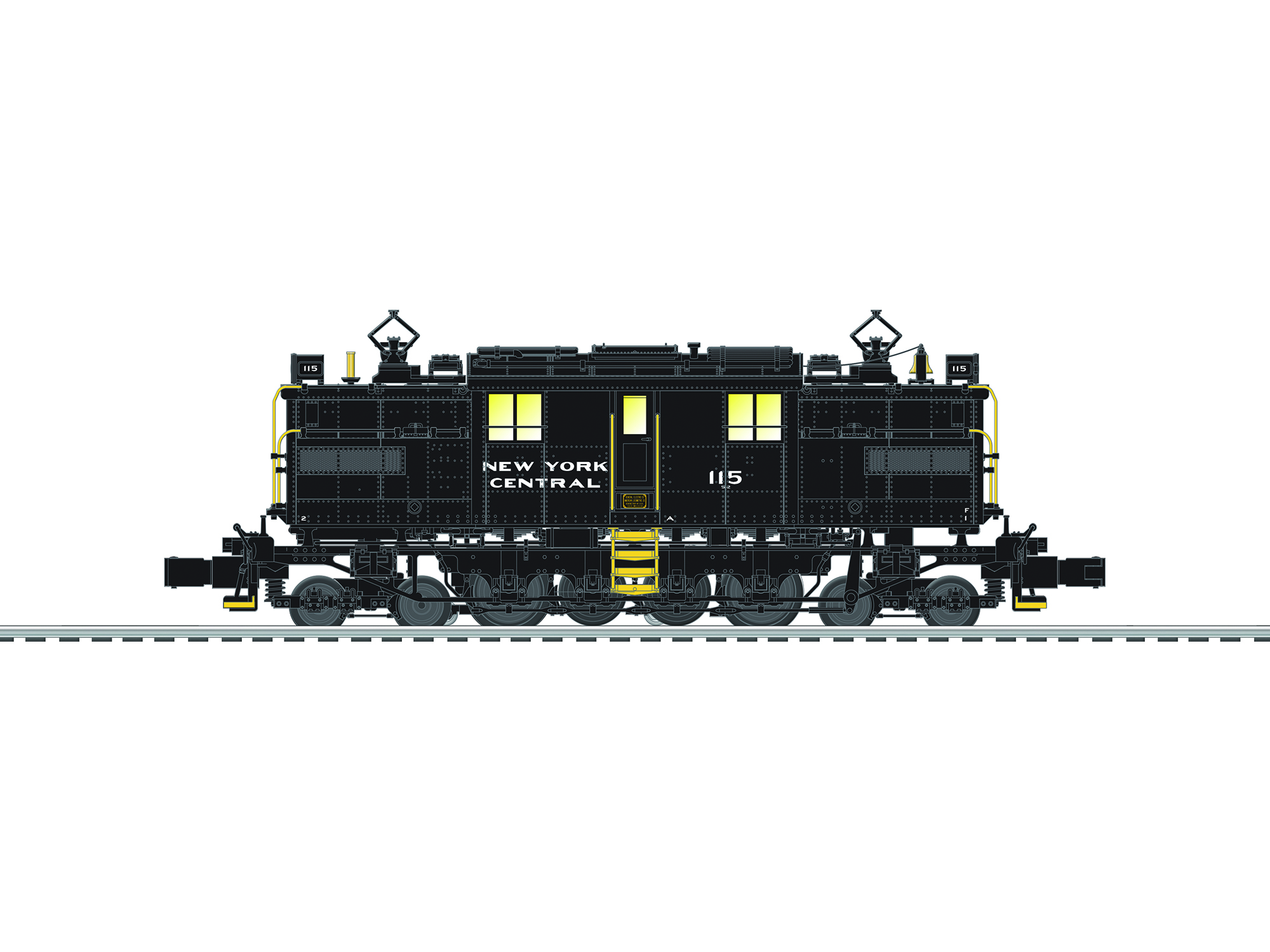 6-84509 NEW YORK CENTRAL S2 ELECTRIC #115 6-84509 NEW YORK CENTRAL S2 ELECTRIC #115