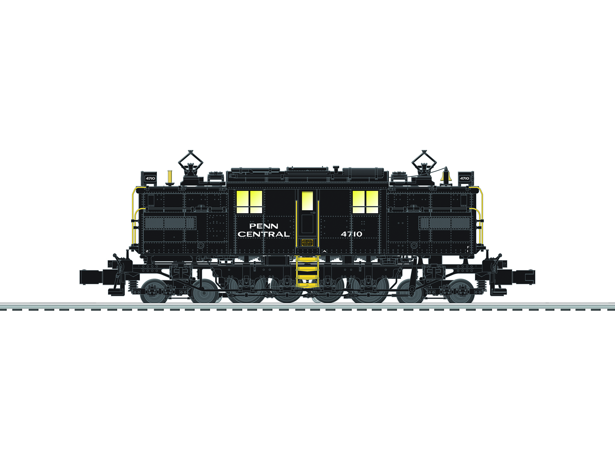 6-84510 PENN CENTRAL S2 ELECTRIC #4710 6-84510 PENN CENTRAL S2 ELECTRIC #4710
